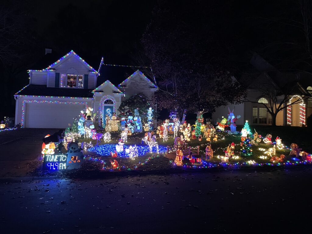 Photo 2 of Jones Family Holiday Light Display