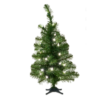 2' Holiday Time Pre-Lit Artificial Christmas Trees w/ LED Lights (various)