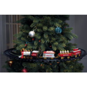 Holiday Time Battery-Operated Christmas Sweet Tree Plastic Train Set