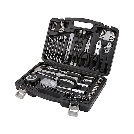 131-Piece Amazon Basics General Household Hand Tool Set