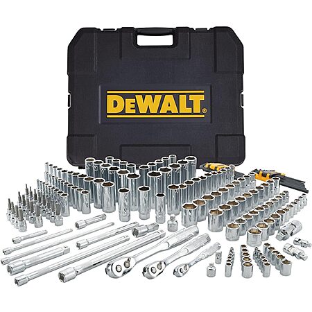 192-Piece DeWALT Mechanics Tool Set (SAE & Metric)