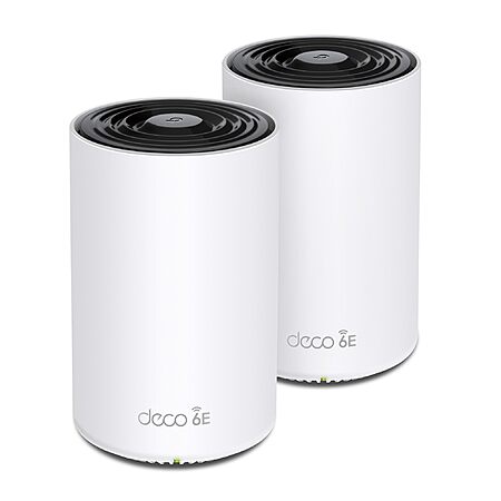 2-Pack TP-Link Deco XE70 Pro AXE4900 Tri-Band Wi-Fi 6E Mesh Wi-Fi System