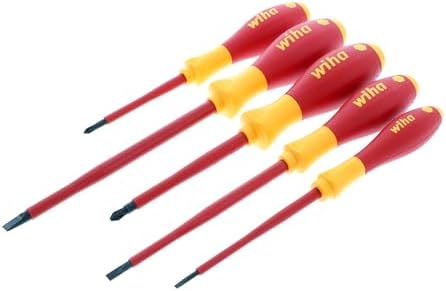 5-Piece Wiha 1000-Volt Insulated Screwdriver Set