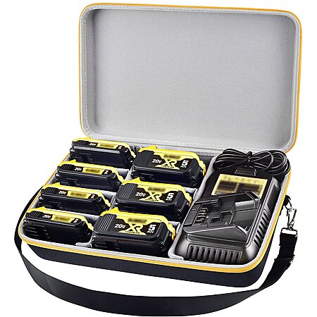 COMECASE Extra Large Power Tool Battery Storage Case