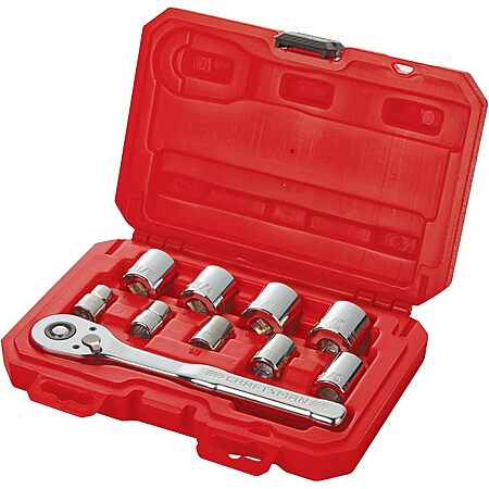 CRAFTSMAN Mechanics Tool Set with 72-tooth Low Profile Ratchet, SAE, 3/8 Inch Drive, 10 Piece $15 at Amazon + Free Shipping on Orders Over $35