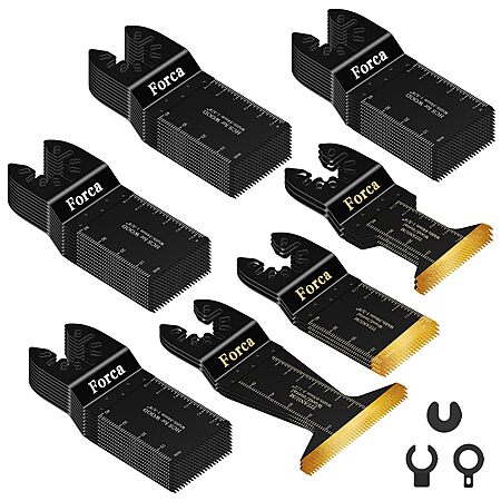 Forca 49pcs Oscillating Tool Blades $23 @ Amazon $21