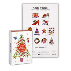 Galison Andy Warhol 12 Days of Jigsaw Puzzles Christmas Countdown $9.75 + Free Shipping w/ Prime or on $35+