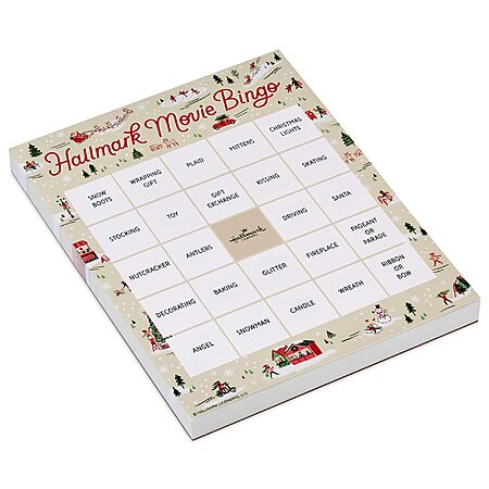 Hallmark Channel Christmas Movie Bingo Game Pads (6 Designs, 102 Sheets) $8.49 + Free Shipping w/ Prime or on $35+