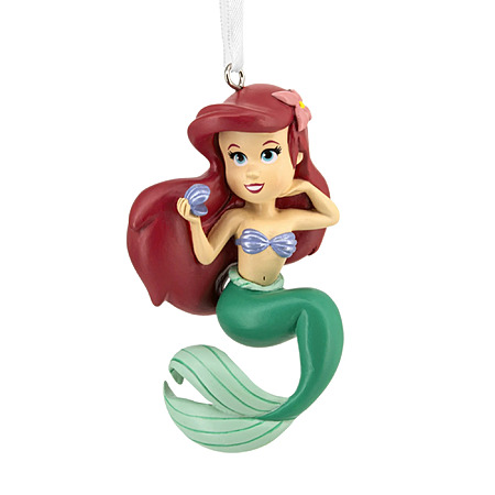 Hallmark Christmas Ornaments: SNL More Cowbell, Nickelodeon Dora, Disney Ariel