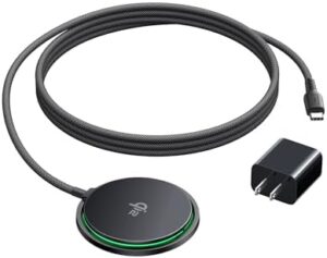 INIU Qi2 Certified 15W Magnetic Wireless Charger w/ Adapter
