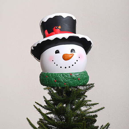 LED Plastic Christmas Tree Topper, (snowman or nutcrakcer) -$3.21