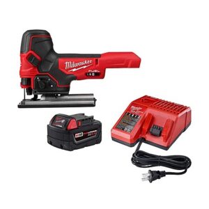 Milwaukee M18 FUEL 18-V Barrel Grip Jig Saw w/5.0Ah Battery Starter Kit