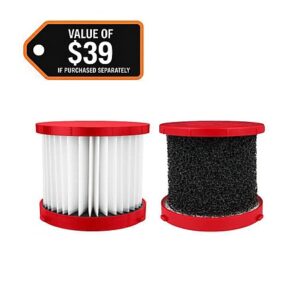 Select Home Depot Stores: 2-Pack Milwaukee M18/M12 HEPA Wet/Dry Vacuum Filter