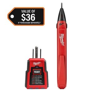 Select Home Depot Stores: Milwaukee Non-Contact Voltage & GFCI Receptacle Test Kit