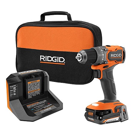 Select Stores: RIDGID 18V SubCompact Drill/Driver Kit w/ 2Ah Battery & Charger