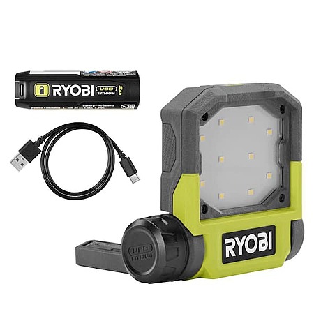 Select Stores: RYOBI USB Lithium Cordless Pivoting LED 3-Mode Flip Light Kit
