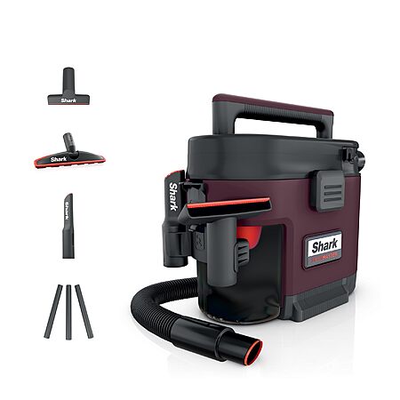 Shark MessMaster Premium 1-Gallon Portable Wet Dry Vacuum w/ Accessories
