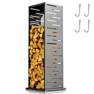 Trygoal 4ft Firewood Rack (Stagger Louver & Parallel Louver) $69.99 + Free Shipping