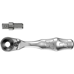 Wera 8001 A Zyklop Mini 1 1/4" Square Drive Bit Ratchet
