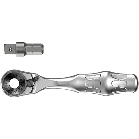 Wera 8001 A Zyklop Mini 1 1/4" Square Drive Bit Ratchet