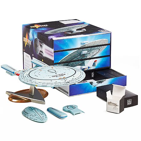 24-Piece Numskull Star Trek USS Enterprise (NCC-1701-D) Advent Countdown PVC Statue