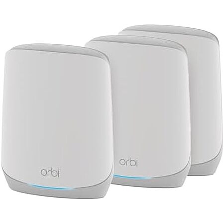 3-pk NETGEAR Orbi AX5200 Tri-Band Wi-Fi 6 Mesh Network System (RBK753P)