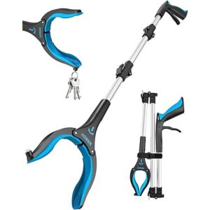 36" Kekoy Anti-Slip 360° Rotating Foldable Grabber Reacher Tool w/ Magnetic Tip