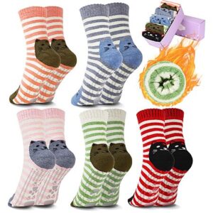 5-Pair SISOSOCK Women's Winter Warm Thick Crew Cozy Socks (Various) $7.49 + Free Shipping w/ Prime or on $35+