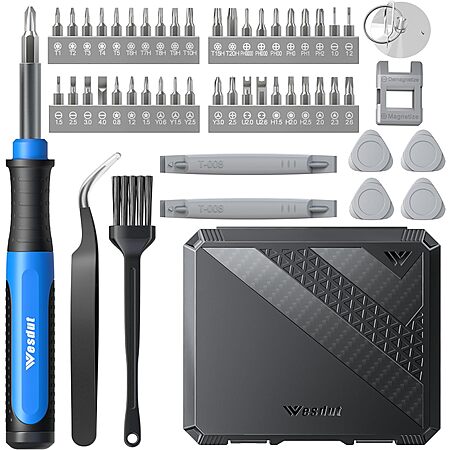52-in-1 Wesdut Magnetic Precision Screwdriver Set (Blue)