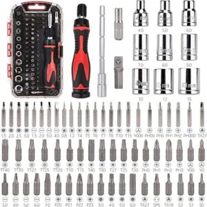 73-Piece Amazon Basics Magnetic Ratcheting Precision Screwdriver Set