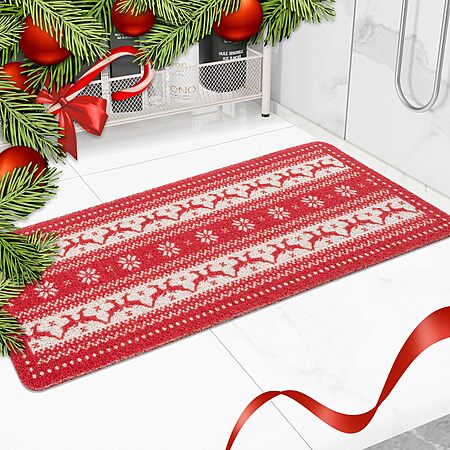 [Lightning Deal] $6.73*: Hargiis Christmas Non-Slip Anti Slip Bat @ Amazonhtub Mat (Reindeer Snowflake)