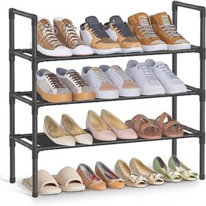 Prime Members: SONGMICS 3-Tier 12-Pair Shoe Rack (11" D x 25.5" W x 27.6" H)