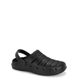 Rugged Shark Men's Lined EVA Clogs (Black)