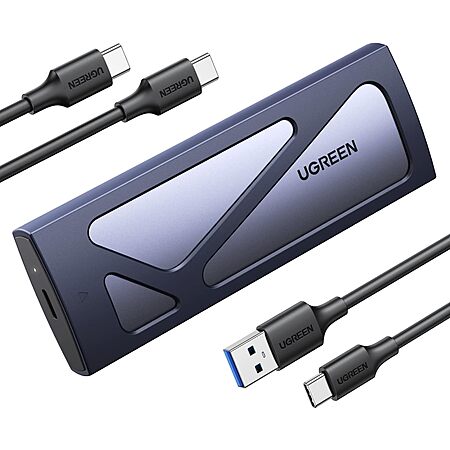 UGREEN 10Gbps USB C External M.2 NVMe SSD to USB Tool-Free Enclosure