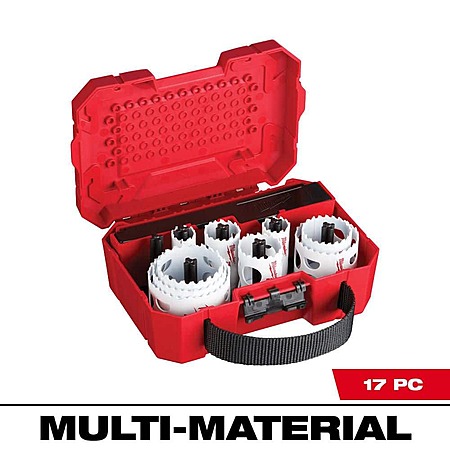 17-Piece Milwaukee Hole Dozer Bi-Metal Hole Saw Set