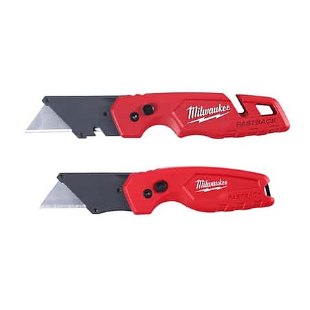 2-Pack 6.87" Milwaukee Fastback Compact Folding Utility Knife Set (Red) $16 at Ace Hardware w/ Free Store Pickup