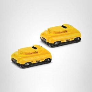 2-Pk DEWALT 20V MAX 4 Ah Lithium-ion Battery