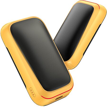 2-Pk Gaiatop Rechargeable Electric Hand Warmers (4 Colors)