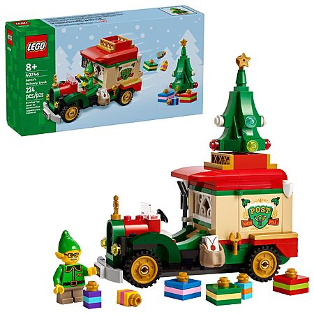 224-Piece LEGO Santa's Delivery Truck Building Toy Set