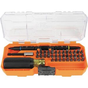 $29.98*:Klein Tools 32501HD KNECT 46-Piece Impact-Rated Multi-Bit Screwdriver and Nut Driver Set with MODbox Case, 39 Bits, 4 Nut Drivers, Bit Holder, Handle at Amazon