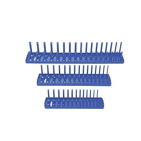3-Piece Masterforce Heavy-Duty Socket Organizer Trays (SAE or Metric)