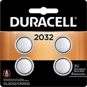 4-Ct Duracell 2032 3V Lithium Battery: 2-Pk $8, 1-Pk