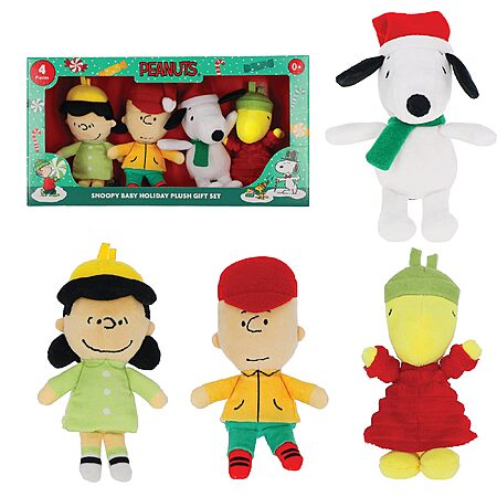 4-Pack Kids Preferred Peanuts Plush Set (Charlie Brown, Snoopy, Woodstock, and Lucy) $11.60 + Free Shipping w/ Prime or on $35+