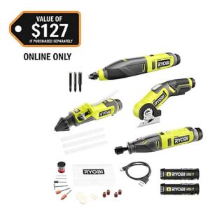 4-Tool RYOBI USB-C Lithium Hobby Combo Kit