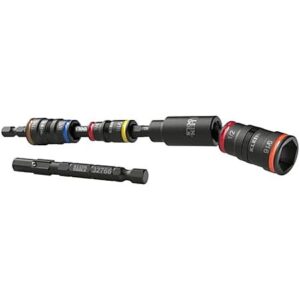 6-pc Klein Tools 32984 SAE Impact Socket Set w/ Swivel Adapter