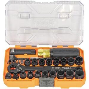 $79.98* | 28-Piece Klein Tools KNECT Essential Pass Through Impact Socket Set at Amazon