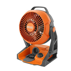 Factory Blemished: RIDGID 18V Cordless Hybrid Jobsite Fan (tool only)