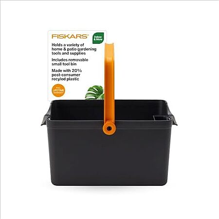 Fiskars Garden Tool Caddy w/ Removable Small Tool Storage