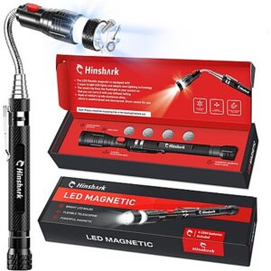 Hinshark Extendable Telescoping Magnetic Pickup Tool w/ LED Flashlight $8.49 + Free Shipping w/ Prime or on $35+