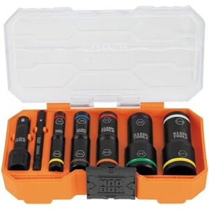 Klein Tools KNECT Flip-10 SAE Impact Socket Set (65618)